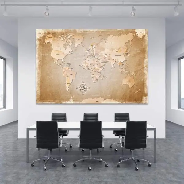Wandbilder Weltkarte
