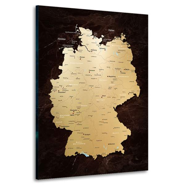 Deutschland Karte Bild Kunstgestalten24