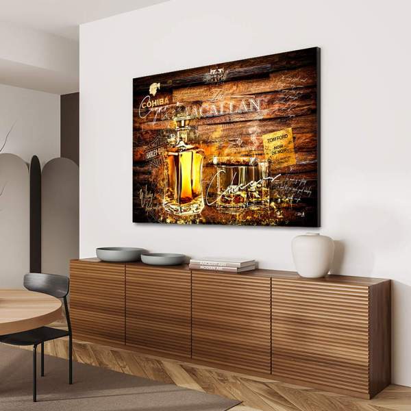 Wandbild Whisky Kunstgestalten24