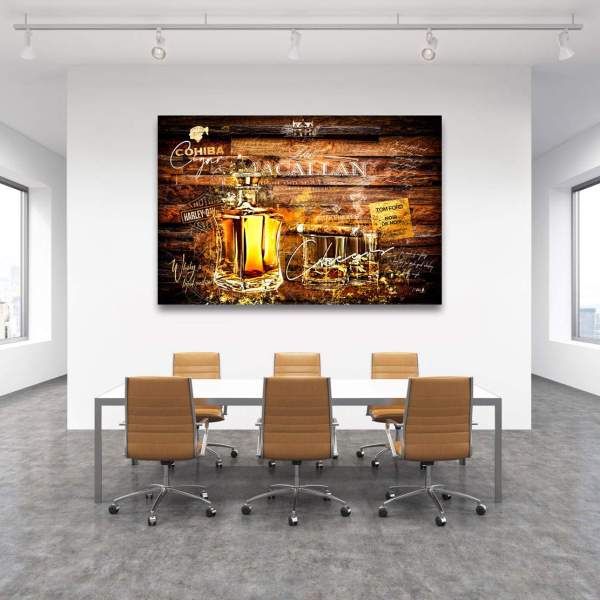 Wandbild Whisky Kunstgestalten24