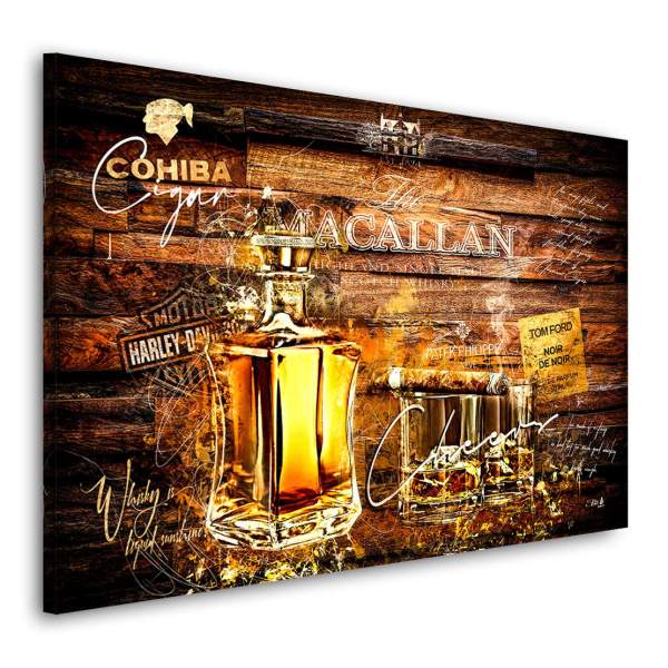 Wandbild Whisky Kunstgestalten24