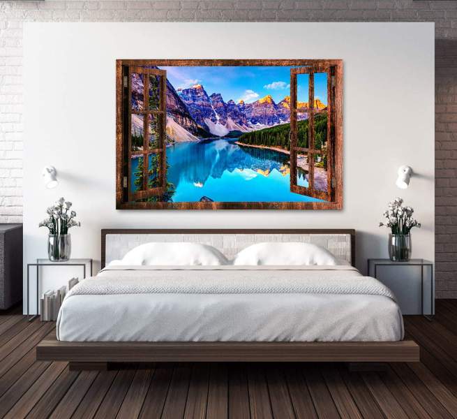 Leinwandbild-Bergsee
