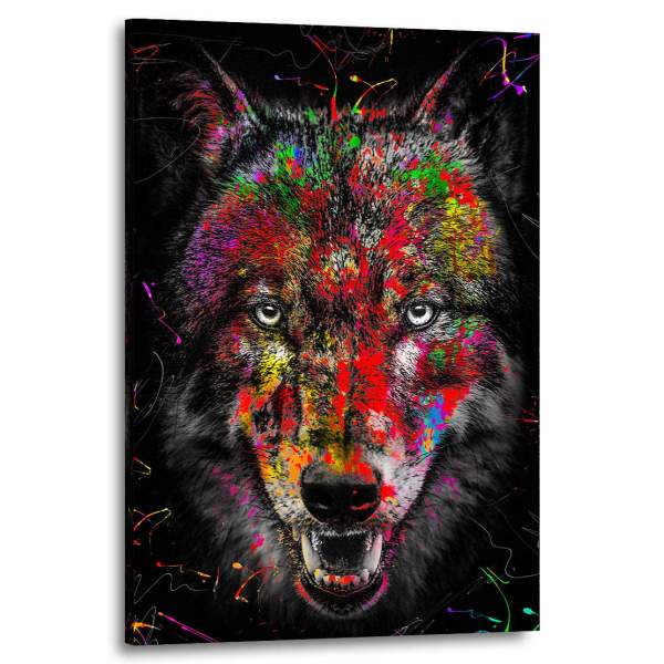 Wandbild Leinwandbild Wolf