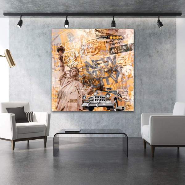 Amerika Vintage Wandbild Ron Danell