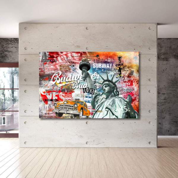 New York Leinwandbild von Ron Danell