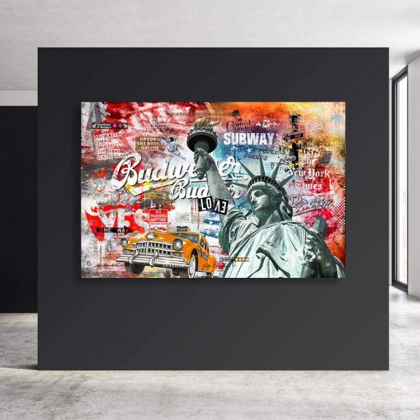 New York Leinwandbild von Ron Danell