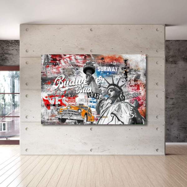 New York Leinwandbild von Ron Danell