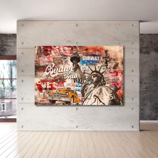 New York Leinwandbild von Ron Danell