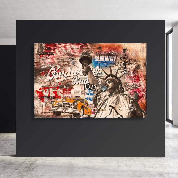 New York Leinwandbild von Ron Danell