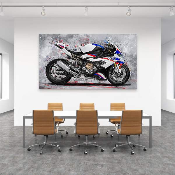 Wandbild Leinwandbild BMW S1000RR 2019