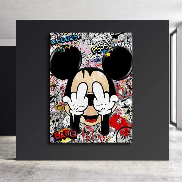 Mickey Leinwandbild von Kunstgestalten24