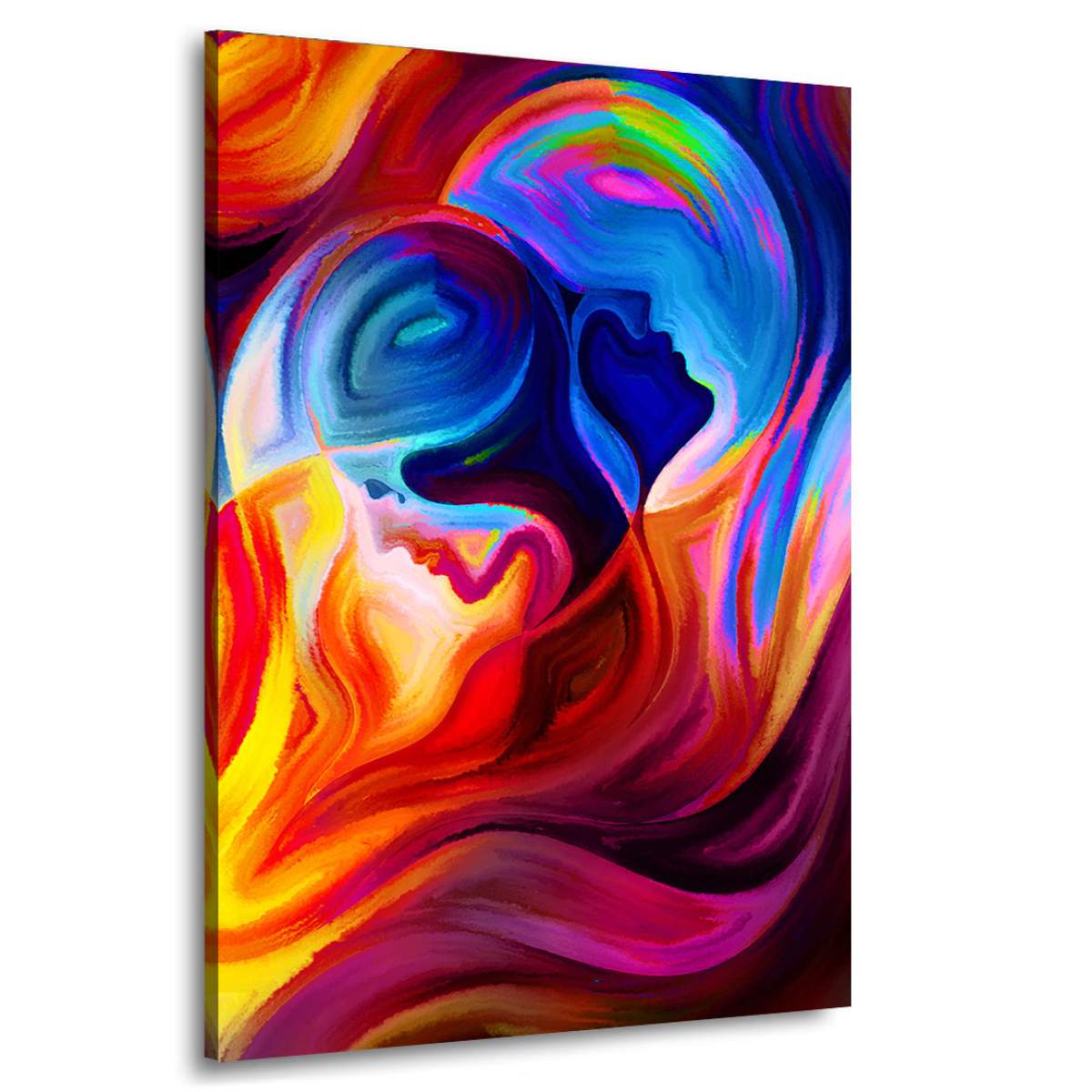 Leinwandbild Two Face Dark