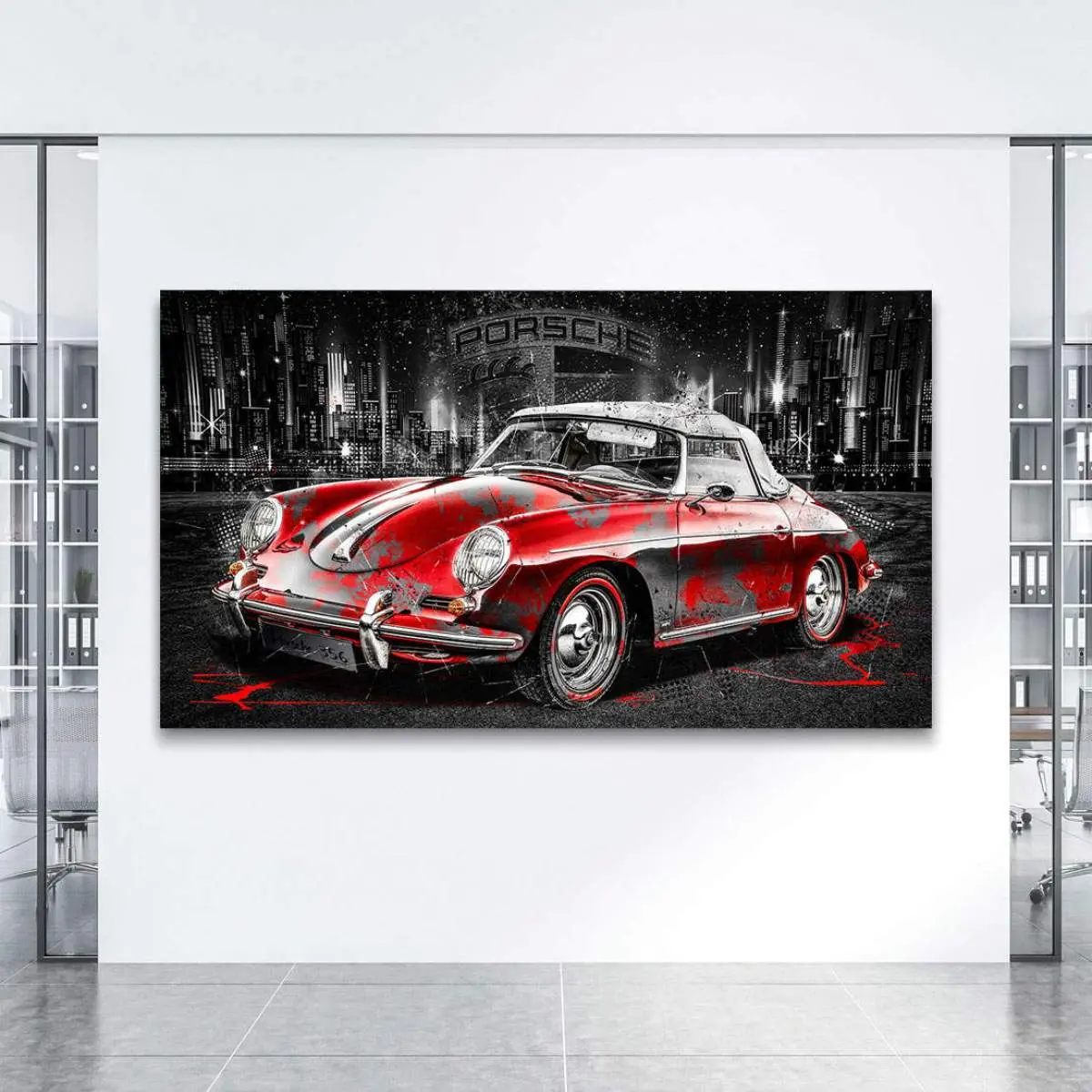 Wandbild Porsche Speedster Kunstgestalten24