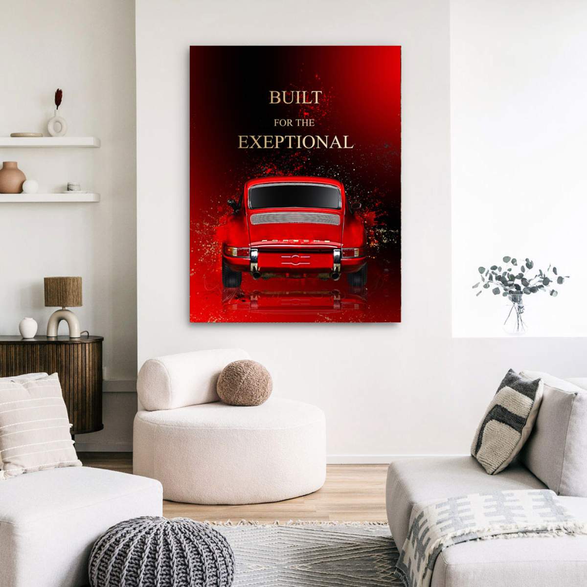 Porsche Auto Wandbild Kunstgestalten24