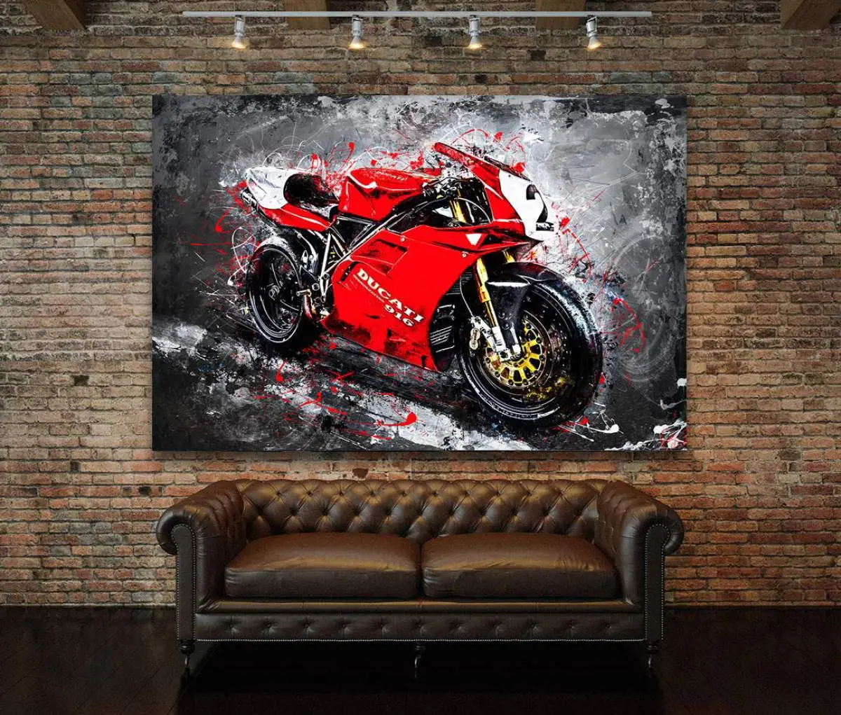 Wandbild Ducati 916