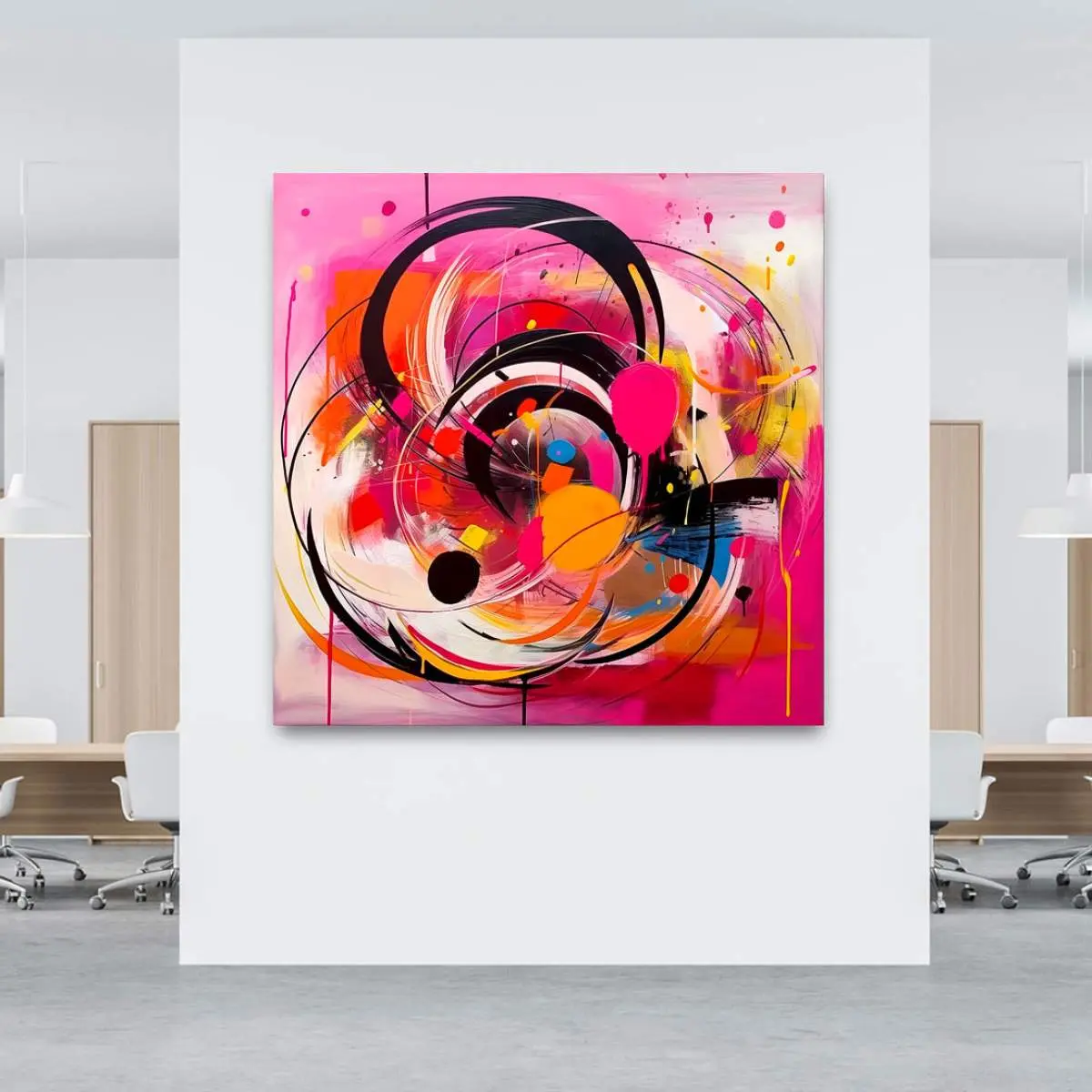 Abstraktes Wandbild von Kunstgestalten24 Abstraktes Wandbild von Kunstgestalten24