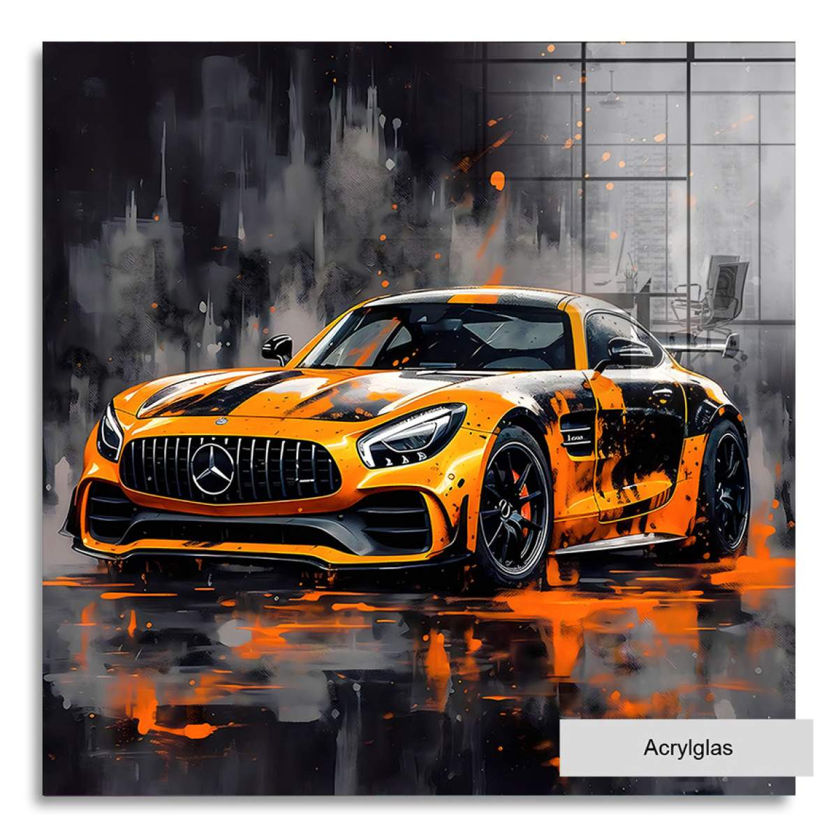 Auto Wandbild von Kunstgestalten24