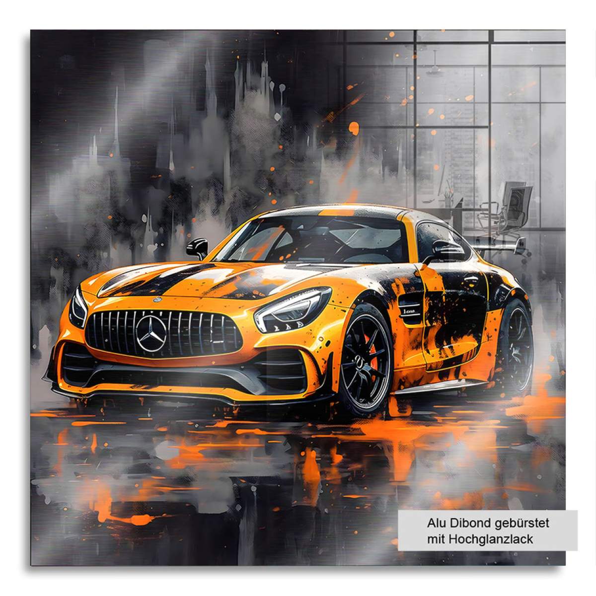 Auto Wandbild von Kunstgestalten24