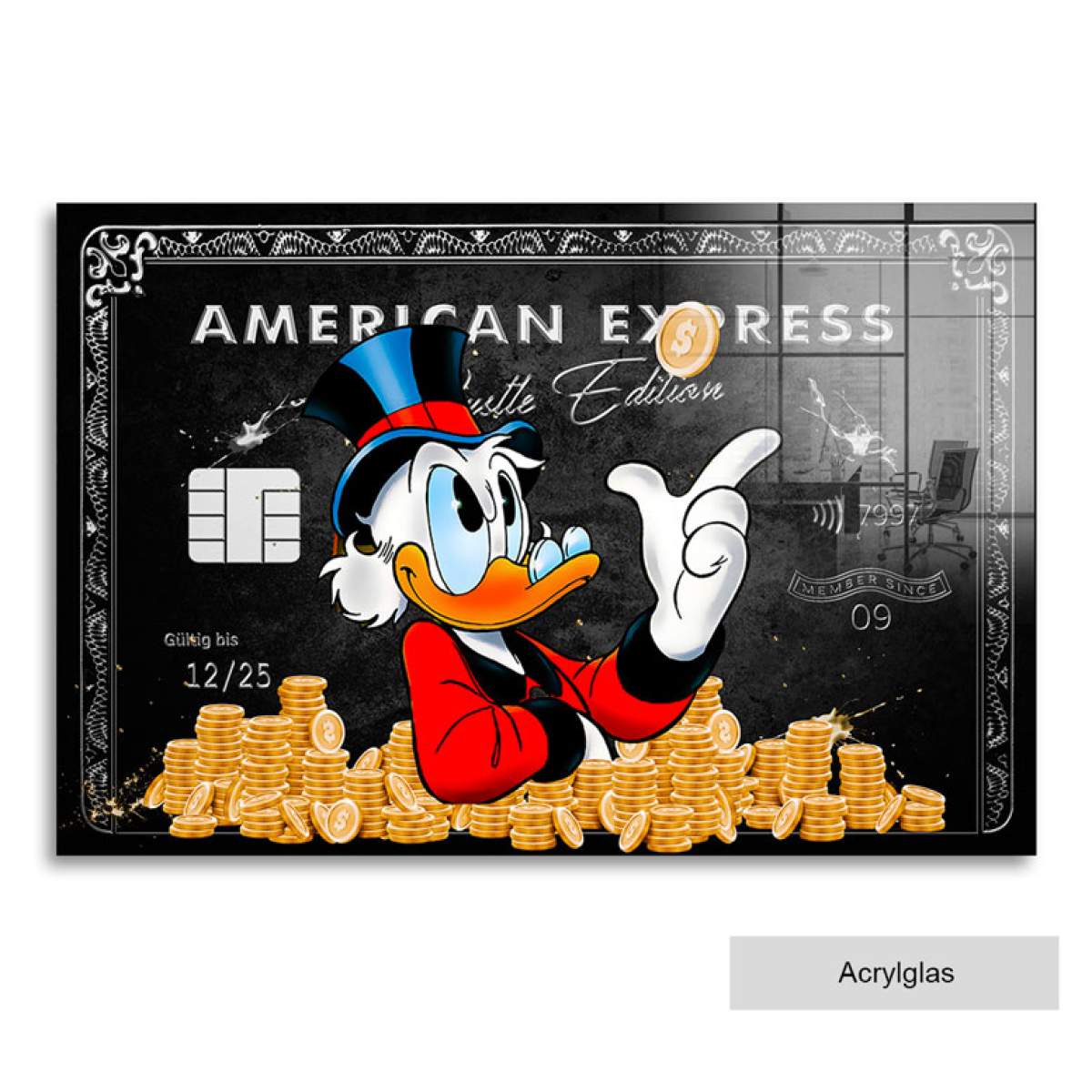 Comic Leinwandbild von Kunstgestalten24