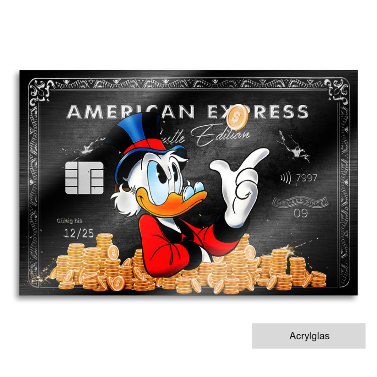 Comic Leinwandbild von Kunstgestalten24