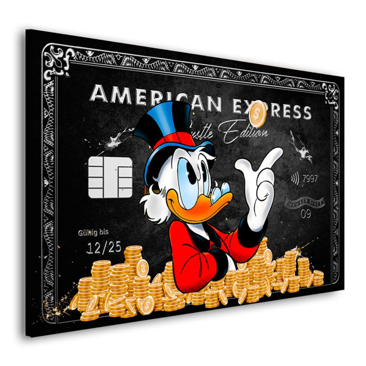 Comic Leinwandbild von Kunstgestalten24