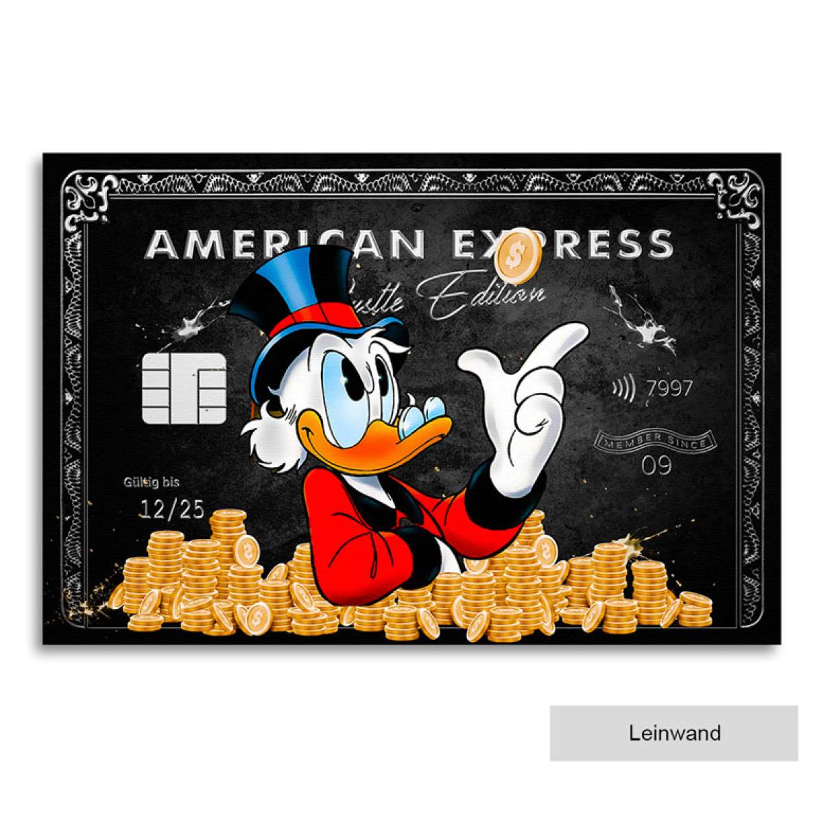 Comic Leinwandbild von Kunstgestalten24