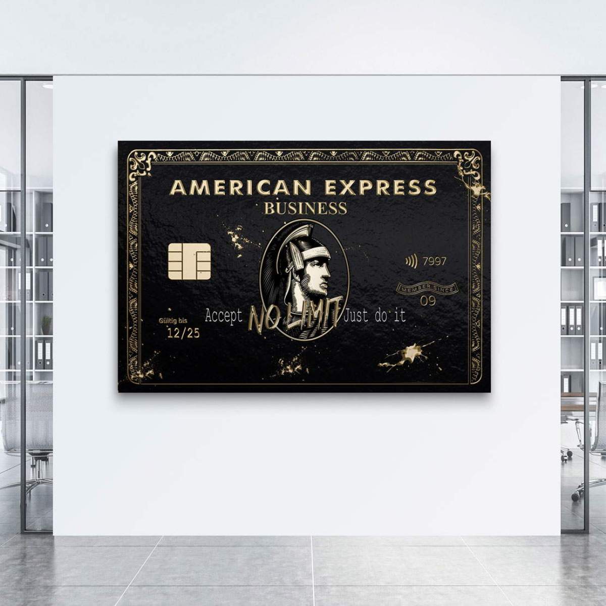 Motivations Leinwandbild