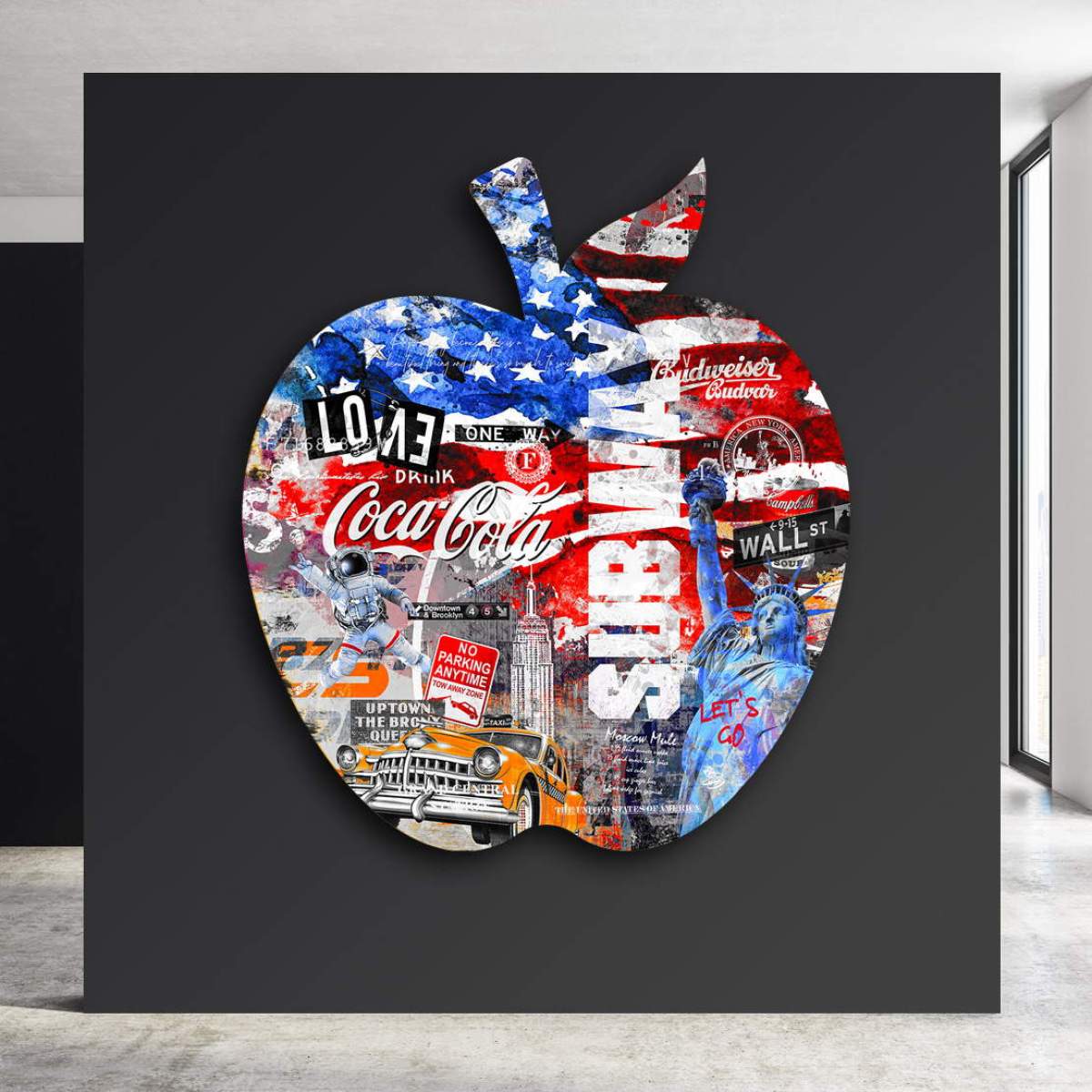 Bid Apple Wandbild von Ron Danell