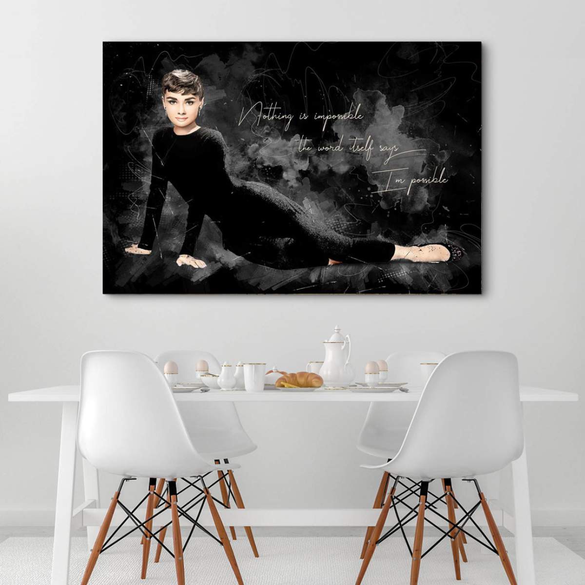 Acrylglasbild-Audrey-Hepburn