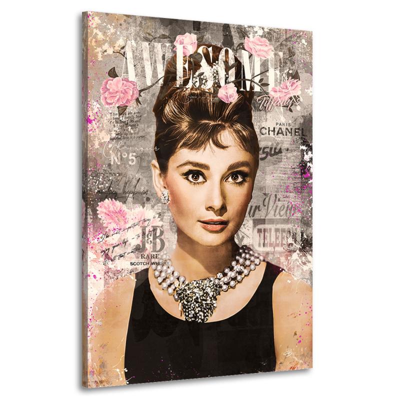 Audrey Hepburn Pop Art Bild von Ron Danell