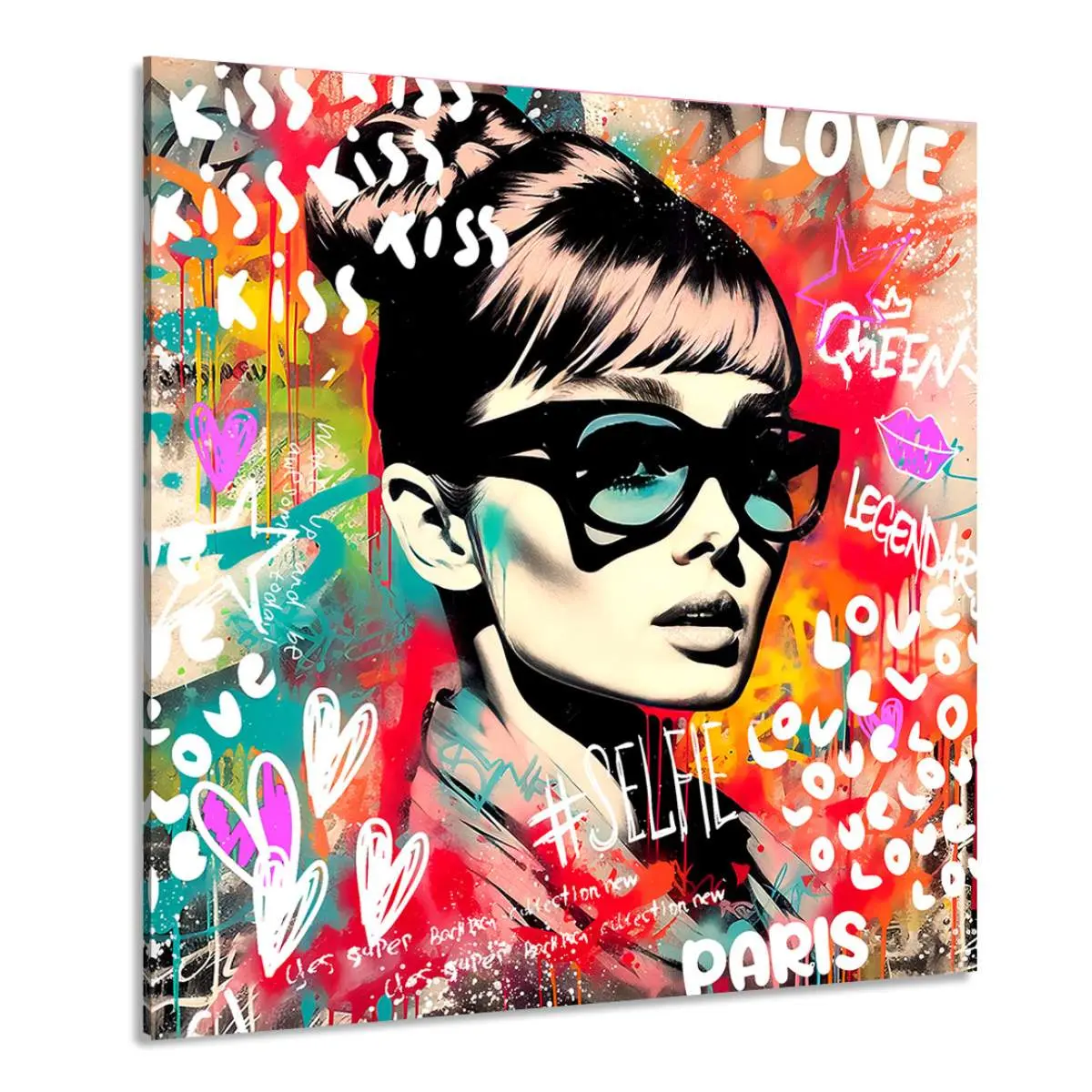 Audrey Hepburn Wandbild von Kunstgestalten24
