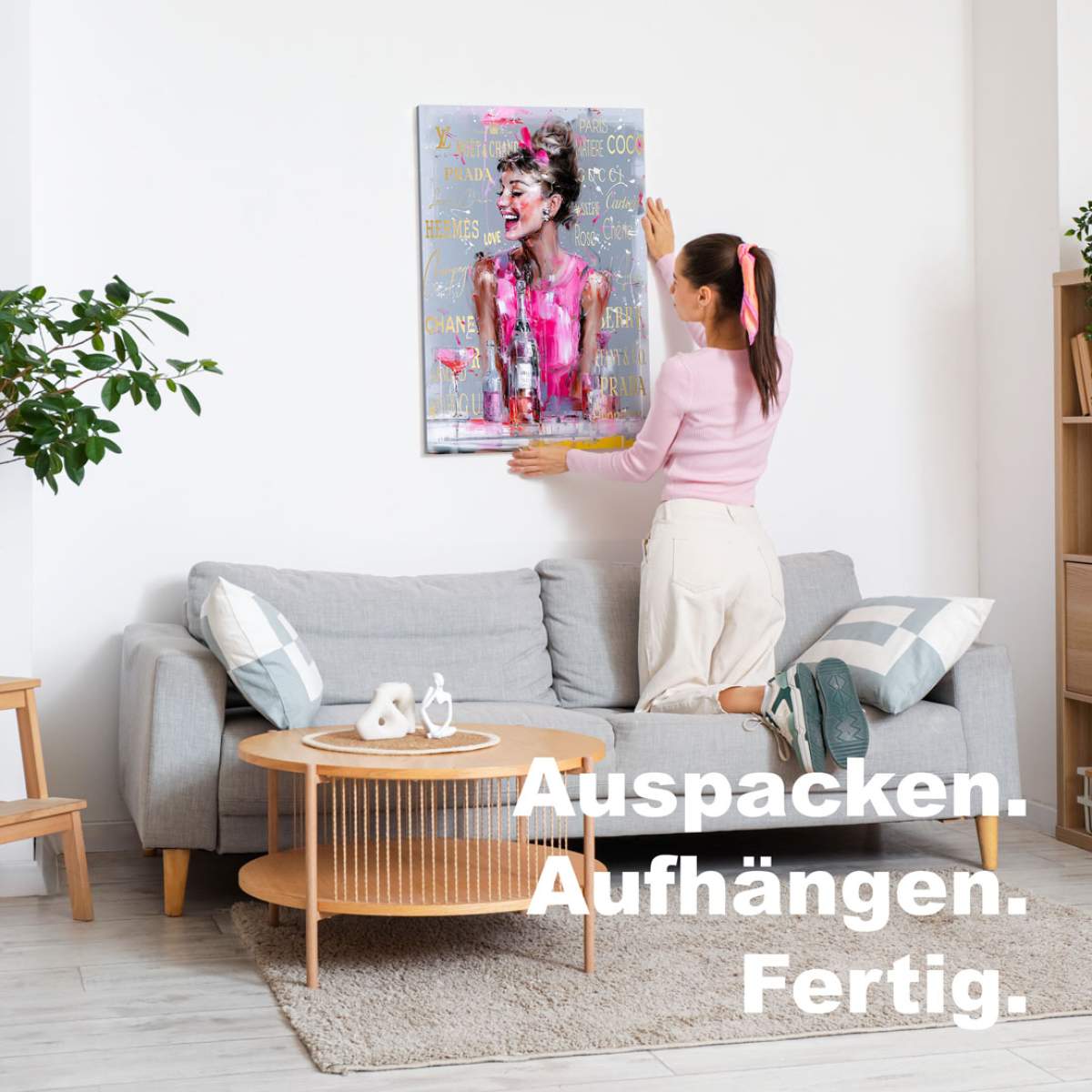 Audrey Hepburn Wandbild von Kunstgestalten24