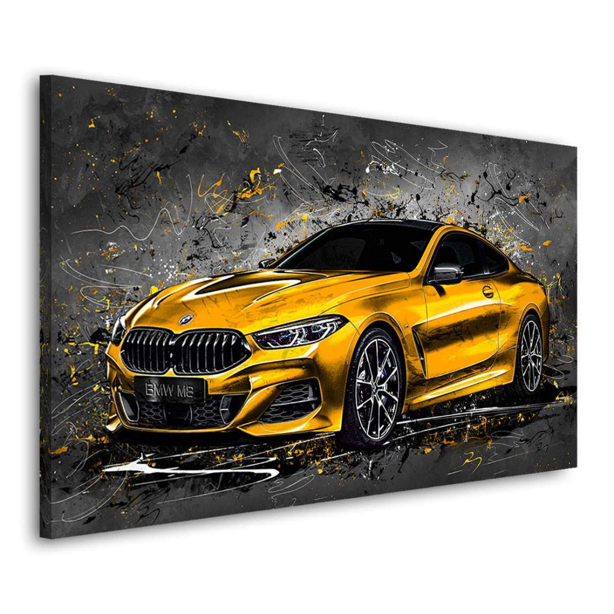 Aluminium Wandbild BMW