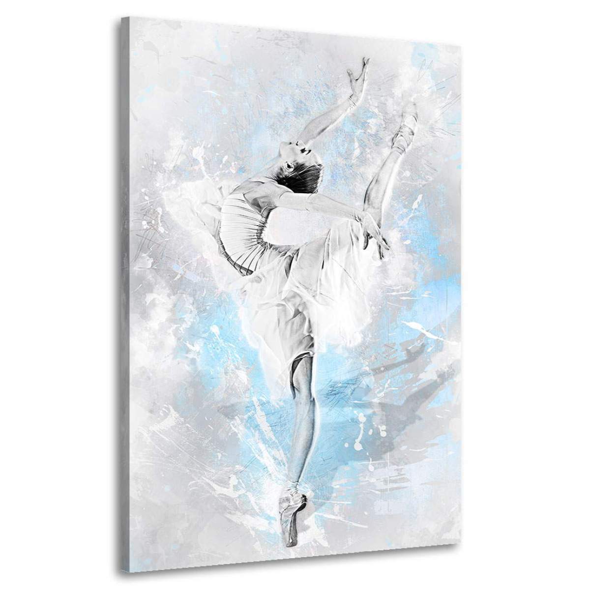 ballerina-Leinwandbild-abstrakt