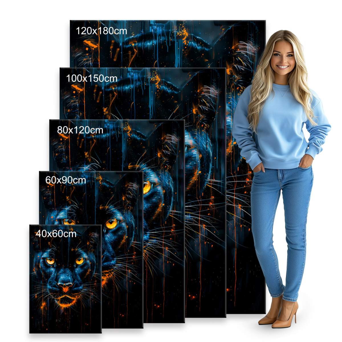 Midnight Lotus Warrior Wandbild Midnight Lotus Warrior Wandbild