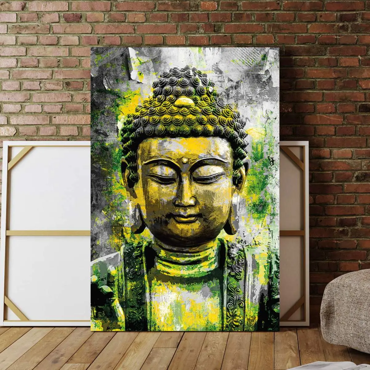 Buddha Wandbild von Ron Danelld-buddha