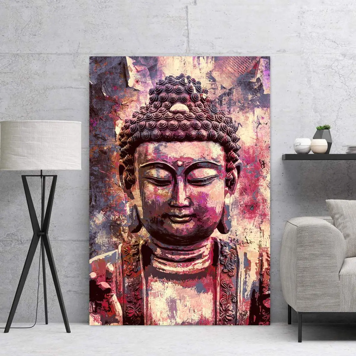 Acryylglasbild-Buddha-Wandbild von Ron Danell
