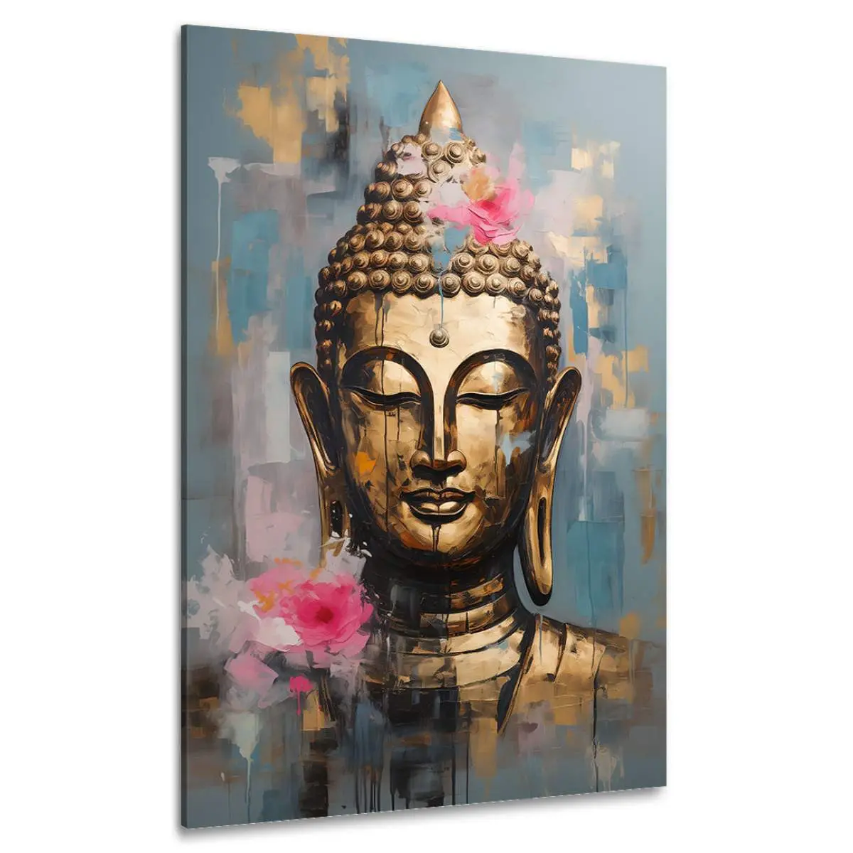 Buddha Wandbild Kunstgestalten24 Buddha Wandbild Kunstgestalten24