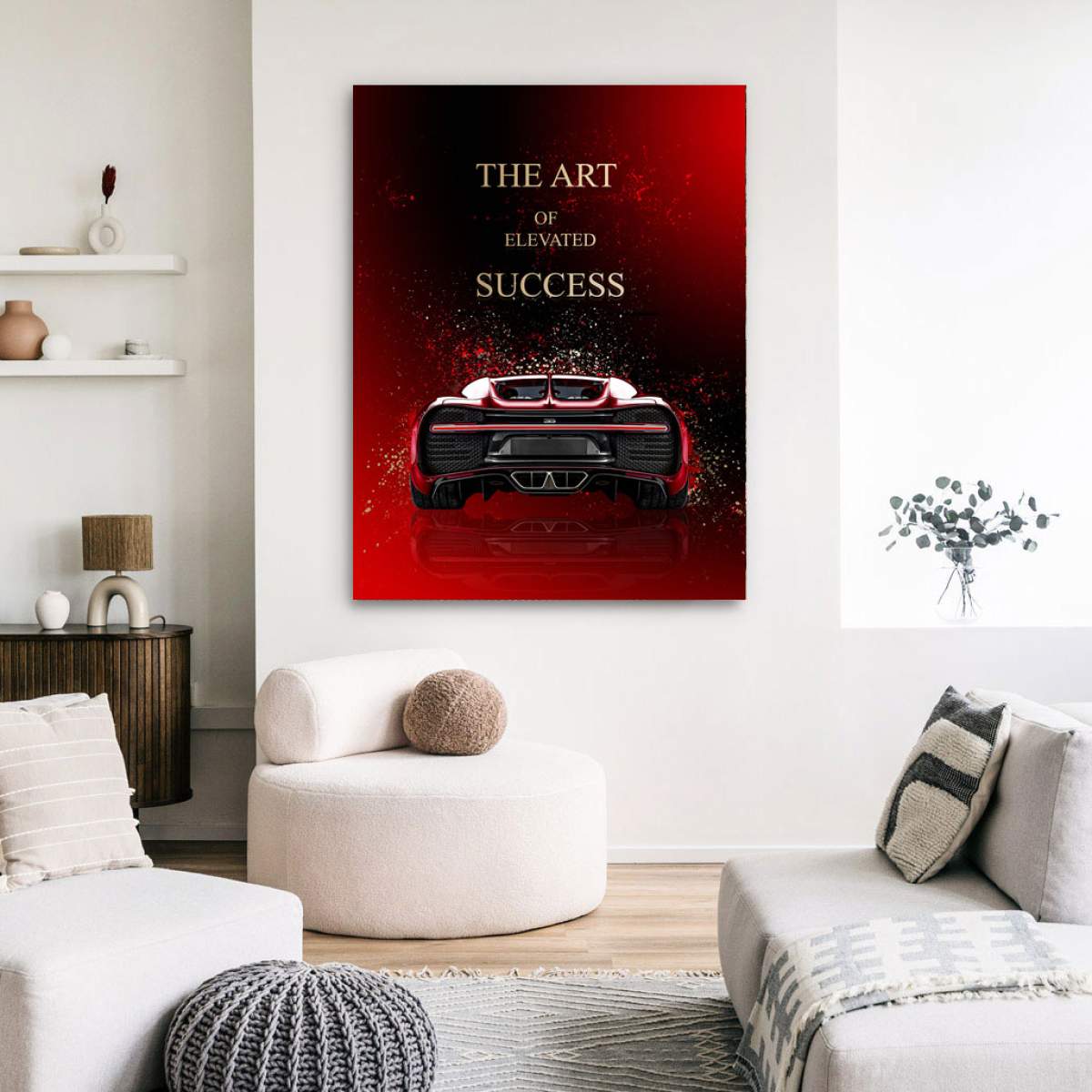 Bugatti Auto Wandbild Kunstgestalten24