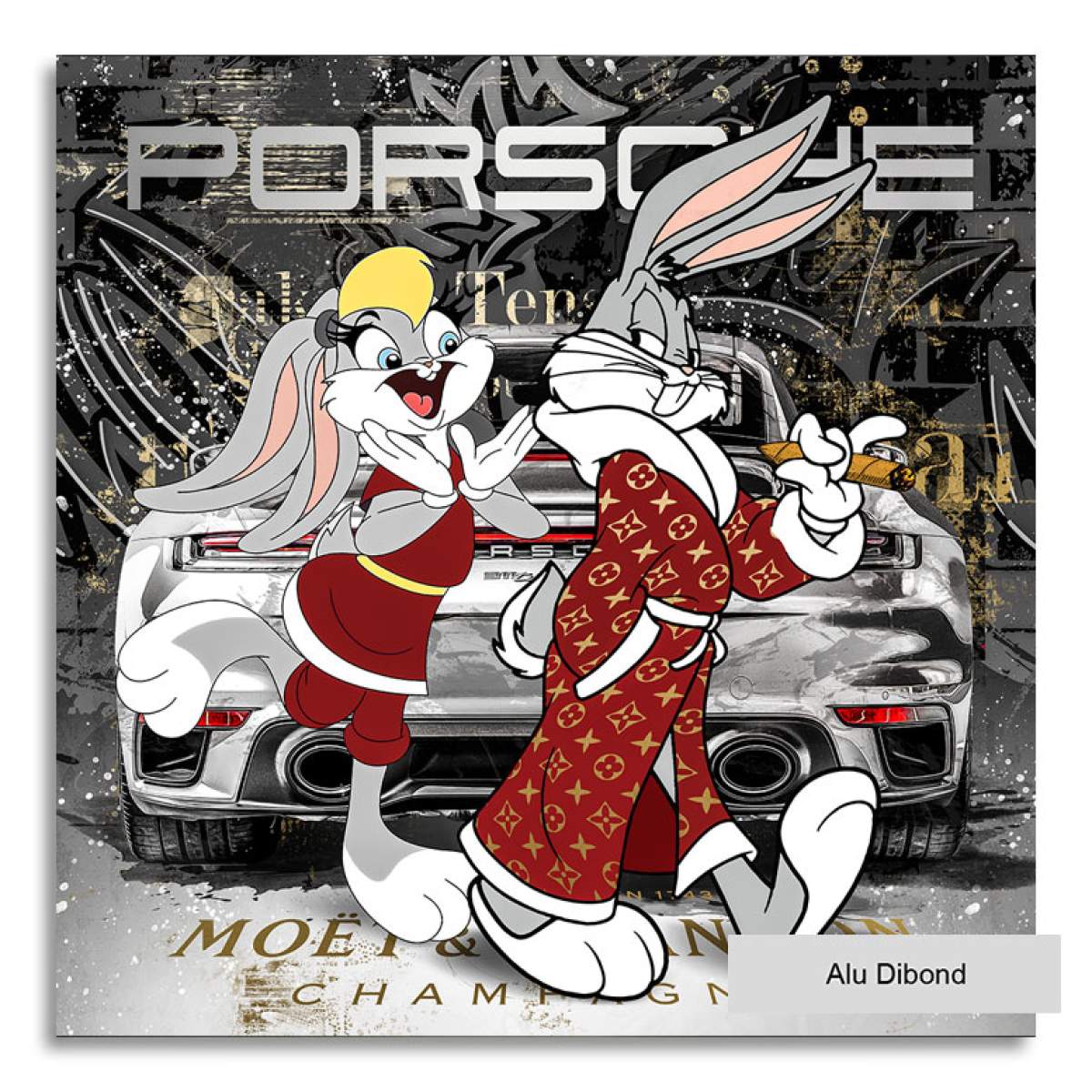 Pop Art Wandbild von Kunstgestalten24