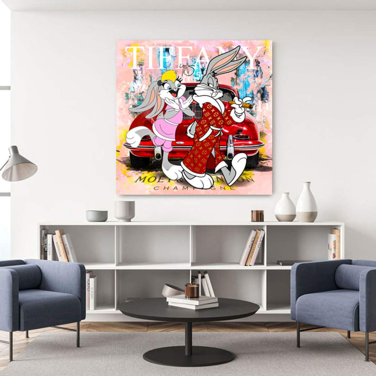 Pop Art Wandbild von Kunstgestalten24