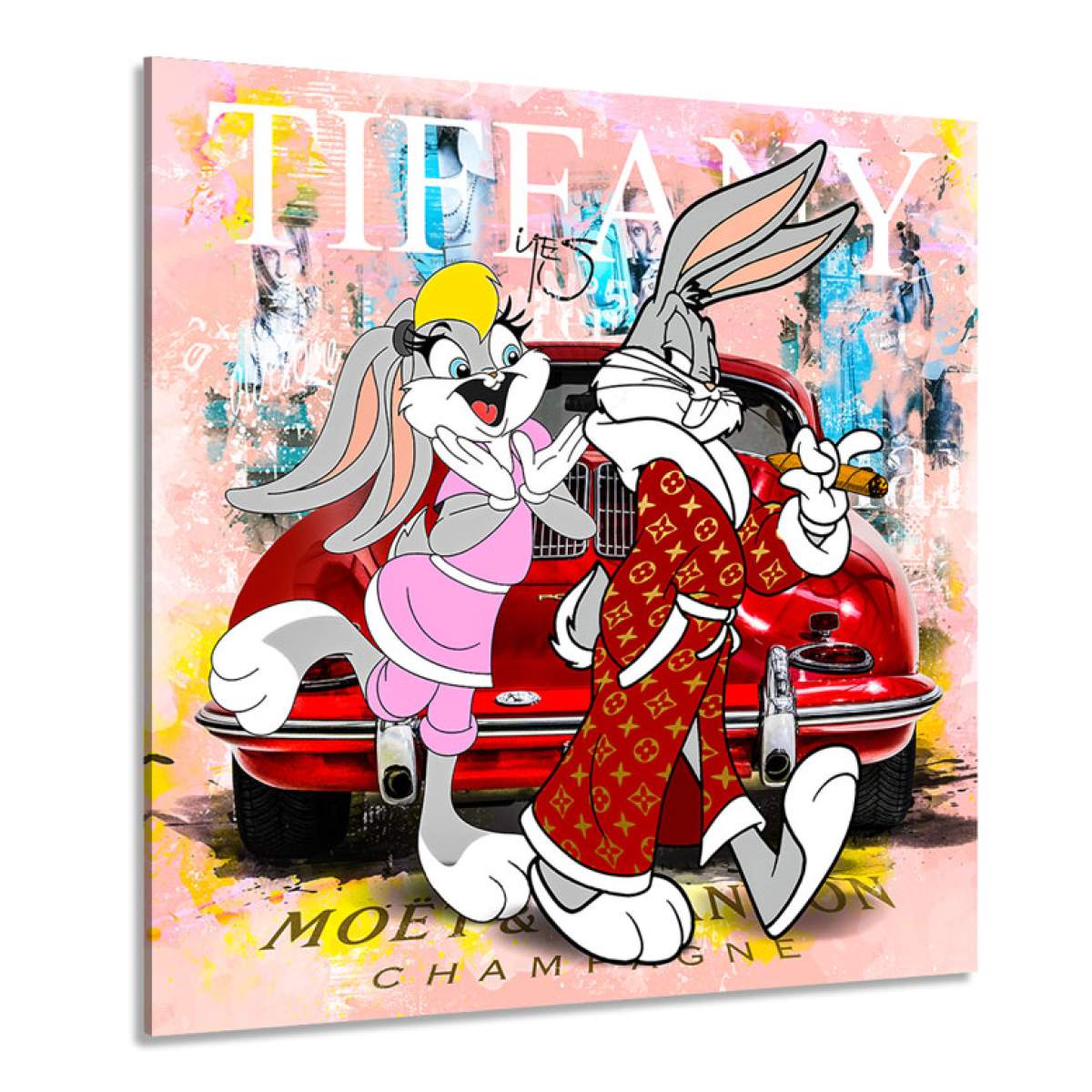 Pop Art Wandbild von Kunstgestalten24