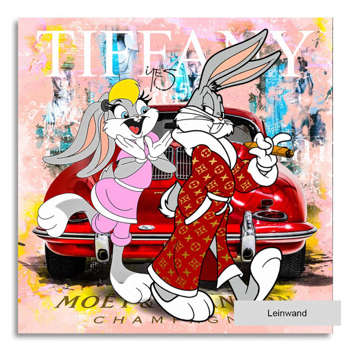 Pop Art Wandbild von Kunstgestalten24