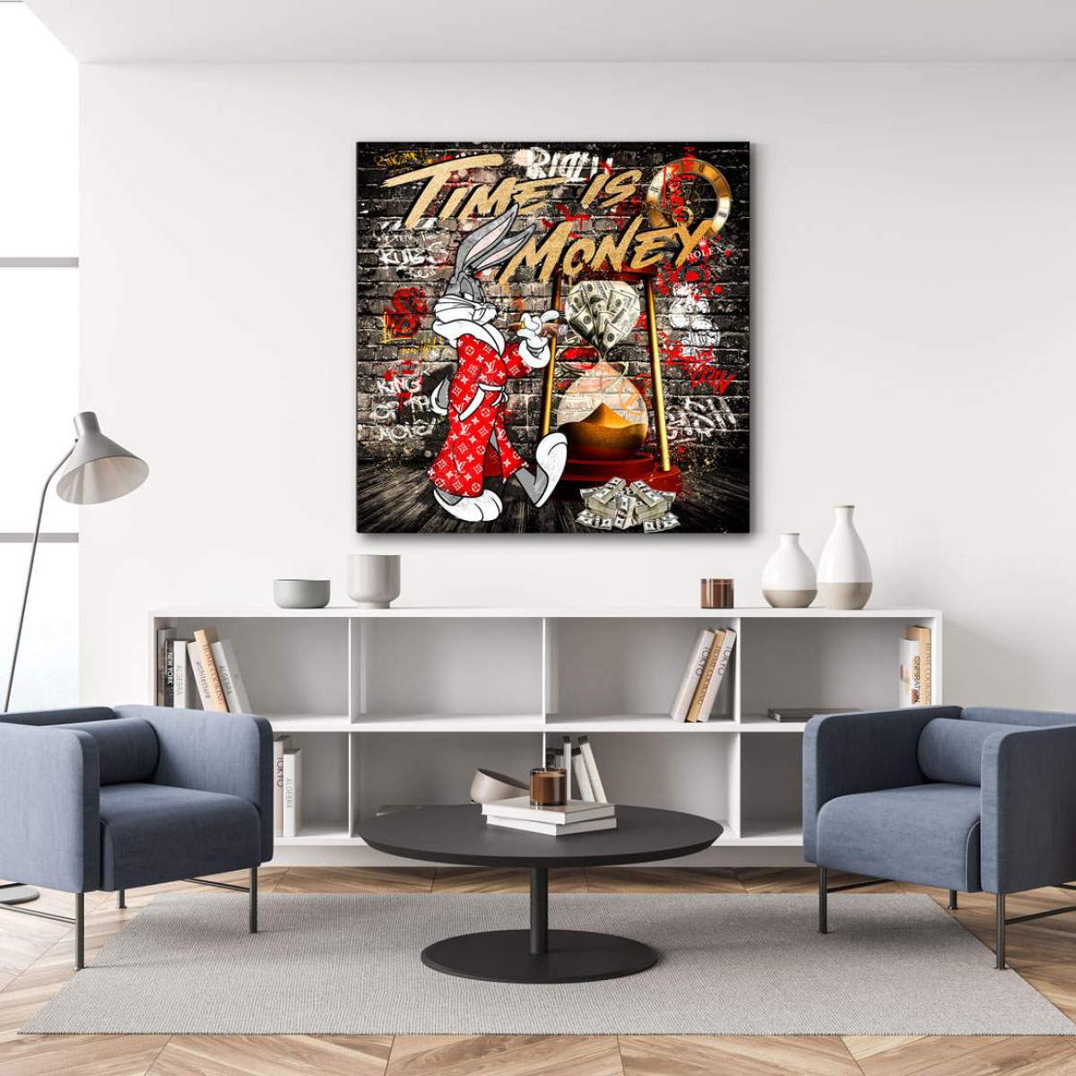 Bunny Wandbild Kunstgestalten24