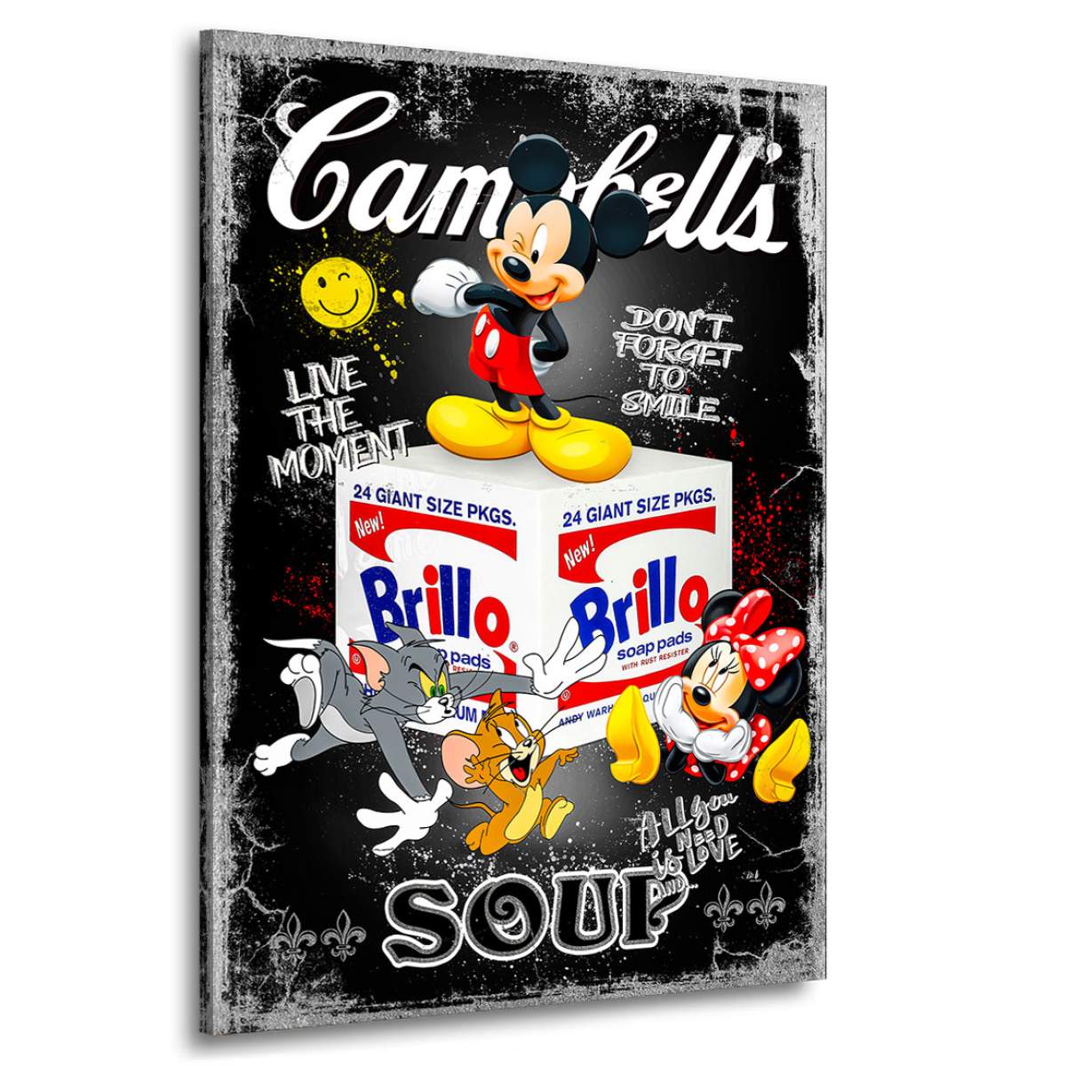 Mickey Leinwandbild von Kunstgestalten24