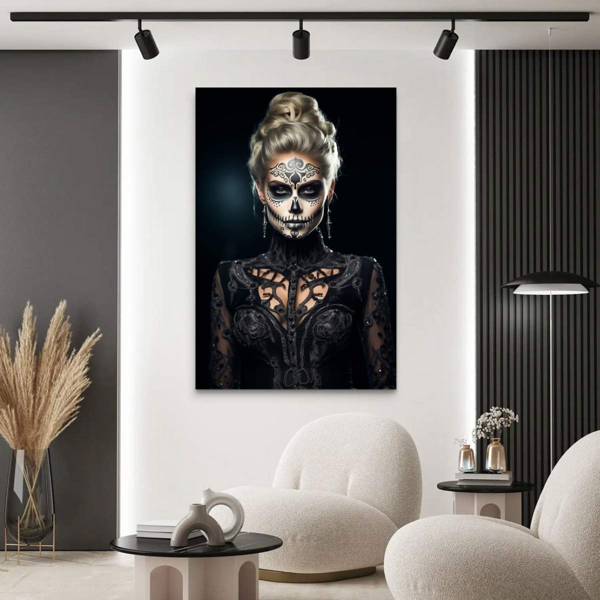 La Catrina Wandbild von Kunstgestalten24