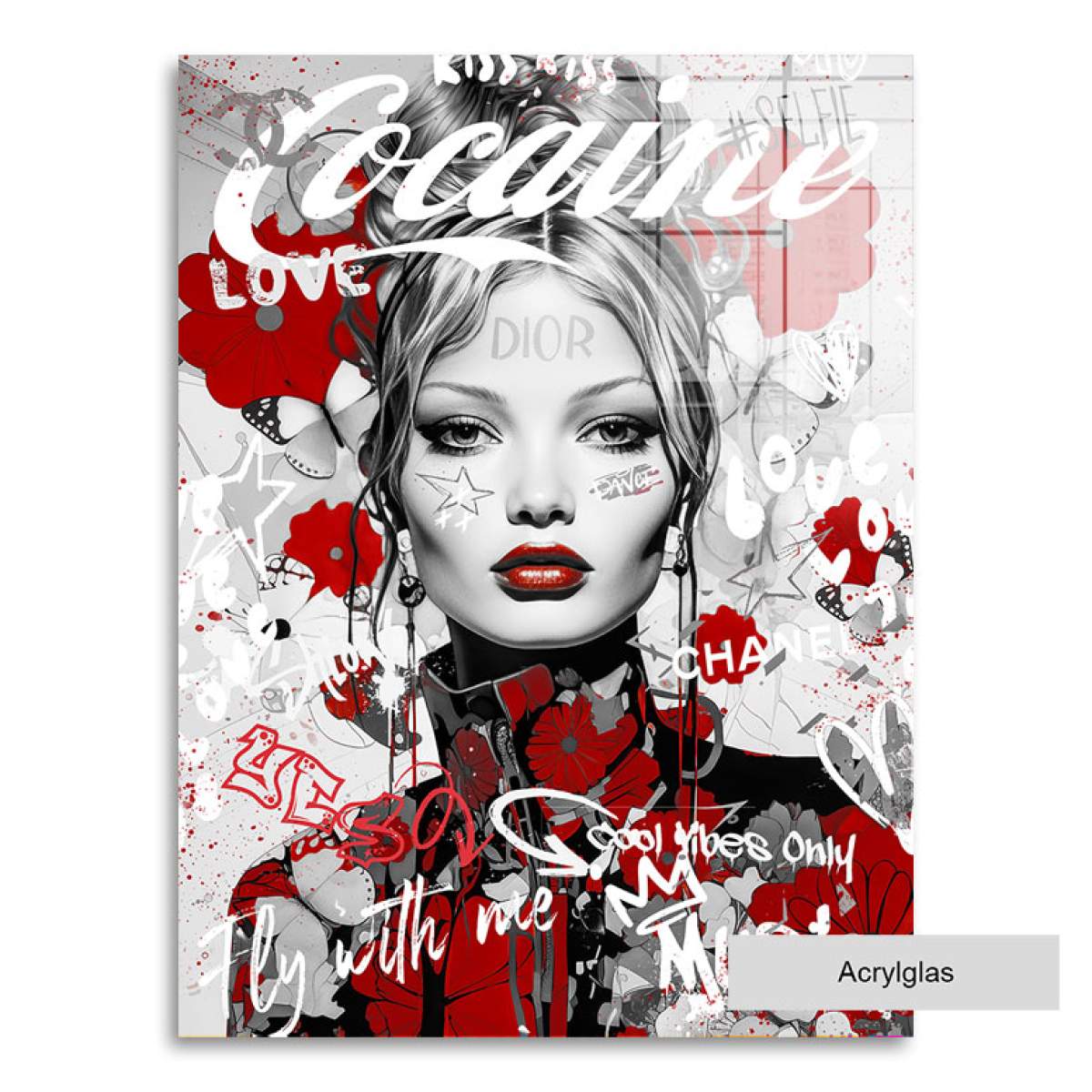 Pop Art Wandbild Kunstgestalten24