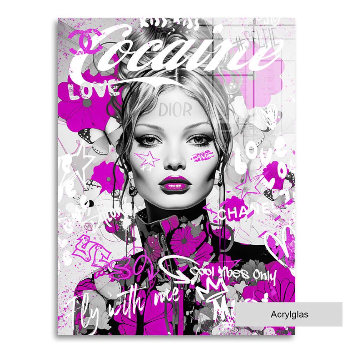 Pop Art Wandbild Kunstgestalten24