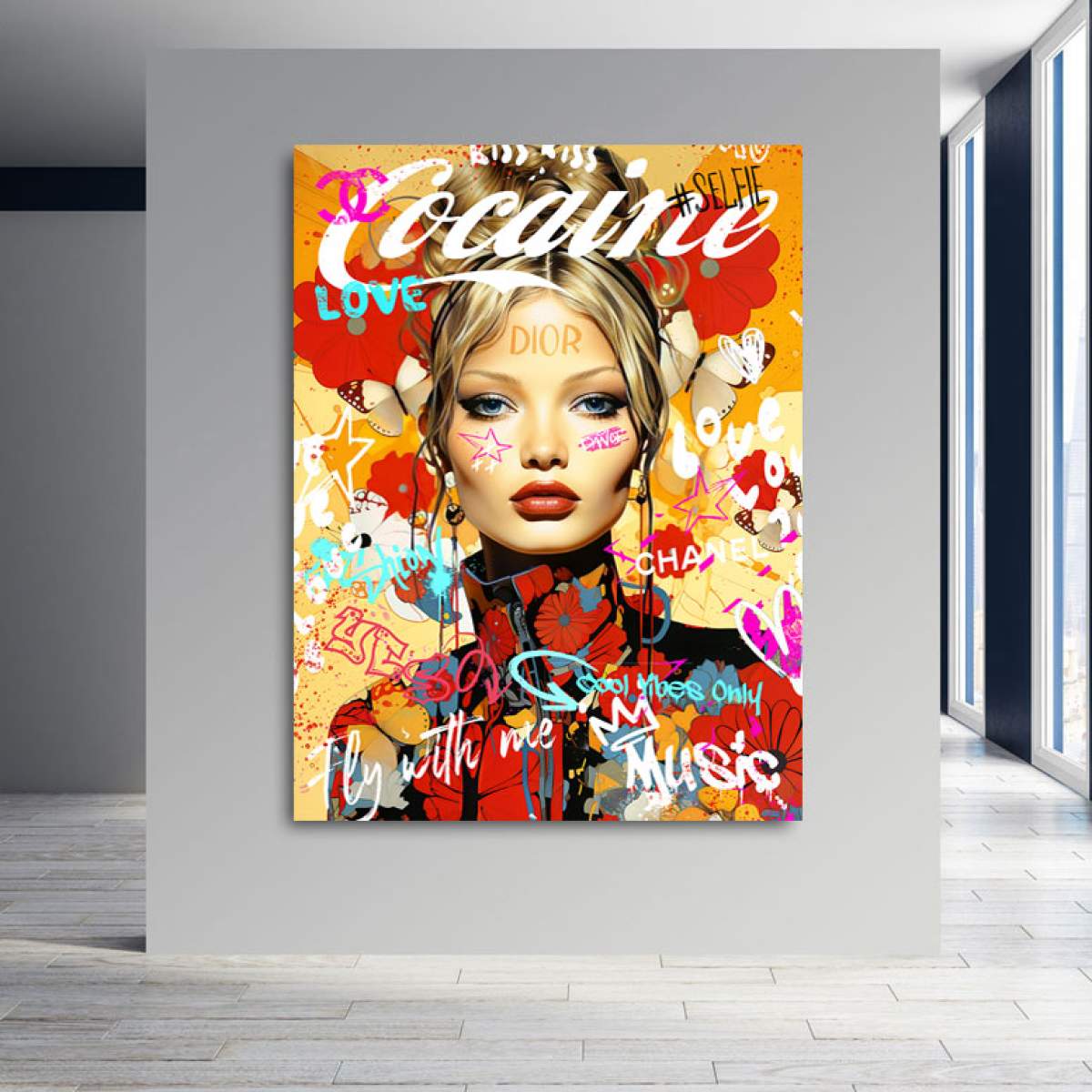 Pop Art Wandbild Kunstgestalten24