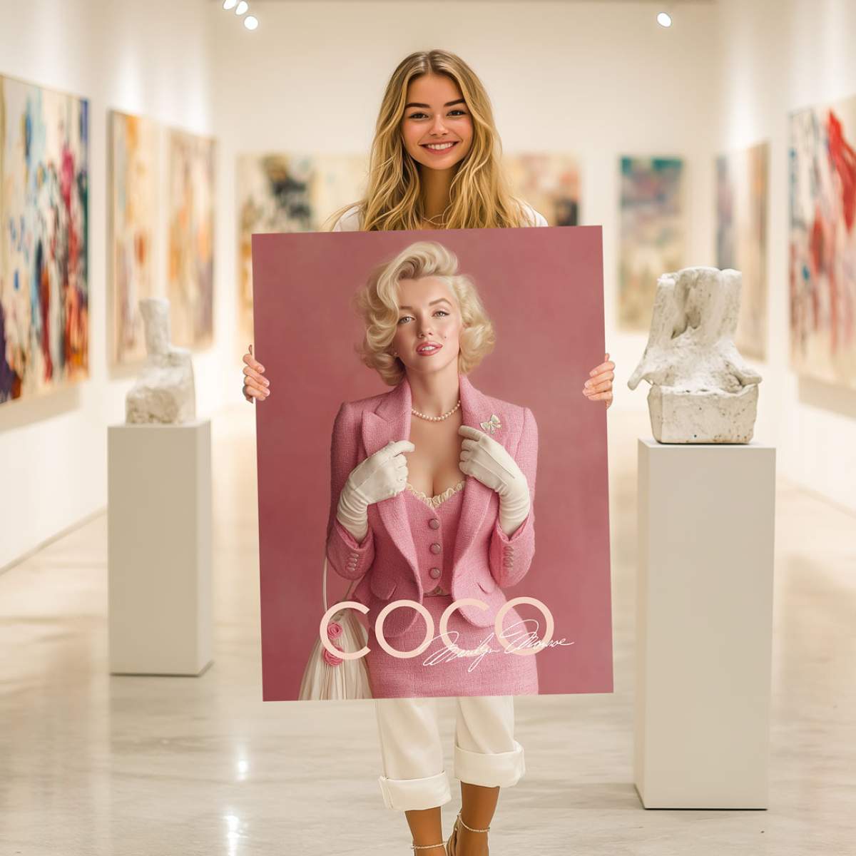 Marilyn Wandbild Kunstgestalten24
